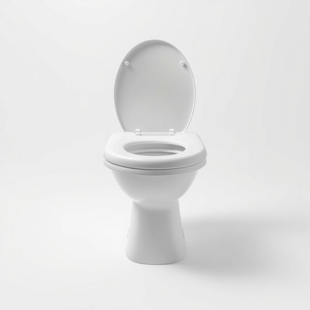 Assento elevado simples sem braços.
