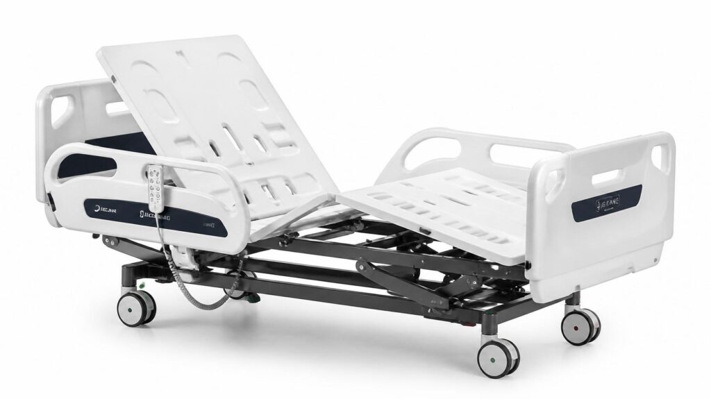 Cama hospitalar elétrica.
