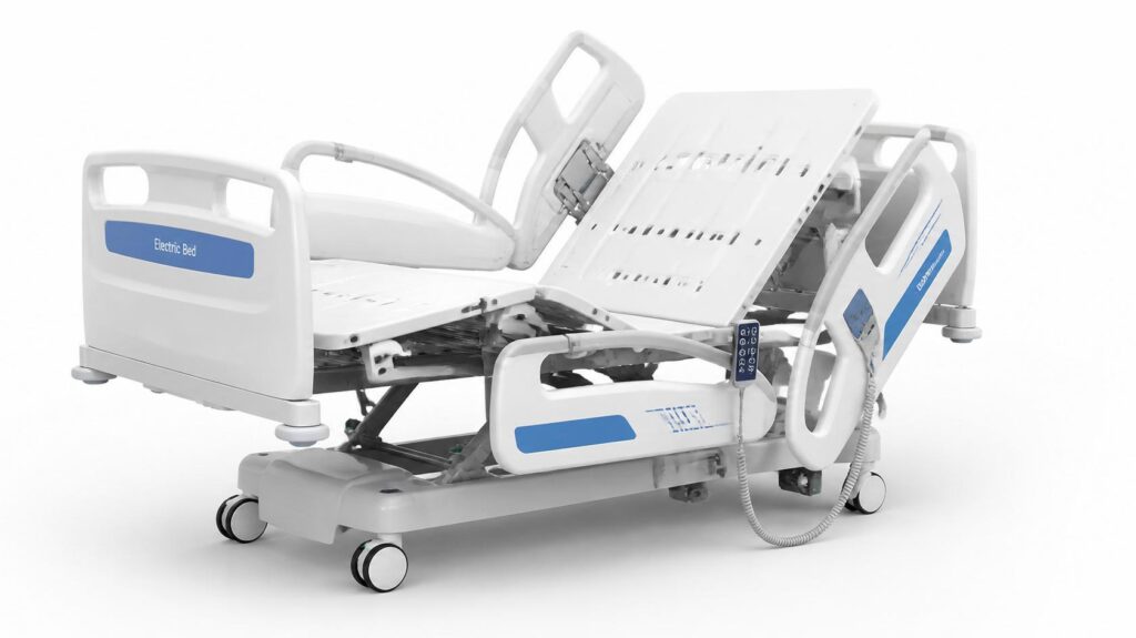 Cama hospitalar semi-elétrica.