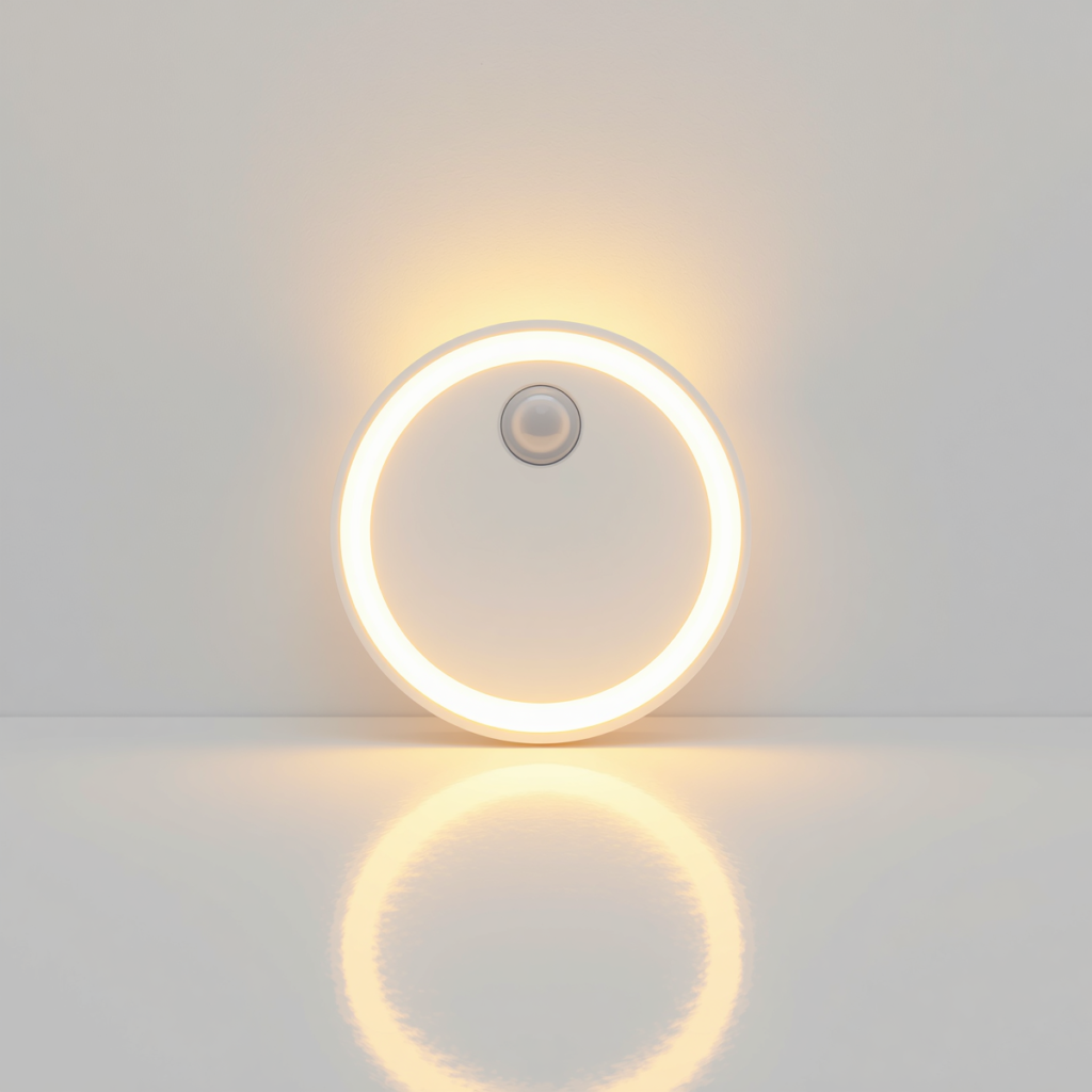Luz com sensor de movimento.